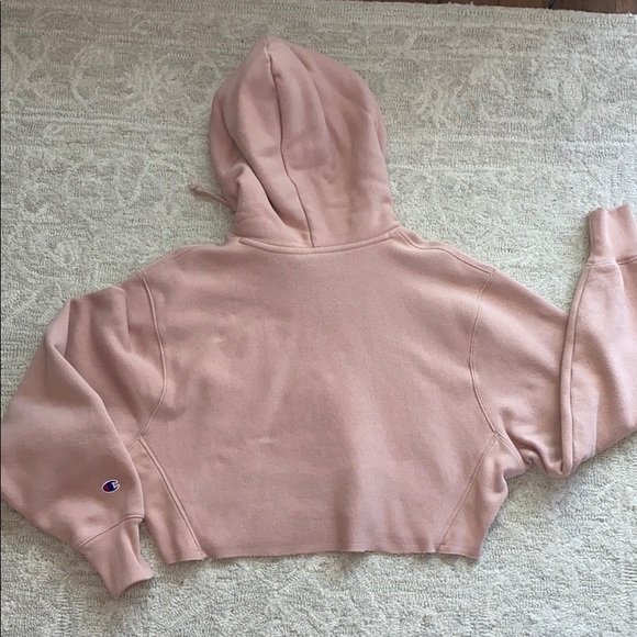 Cropped Champion Reverse Weave Hoodie - Picture 3 of 3
